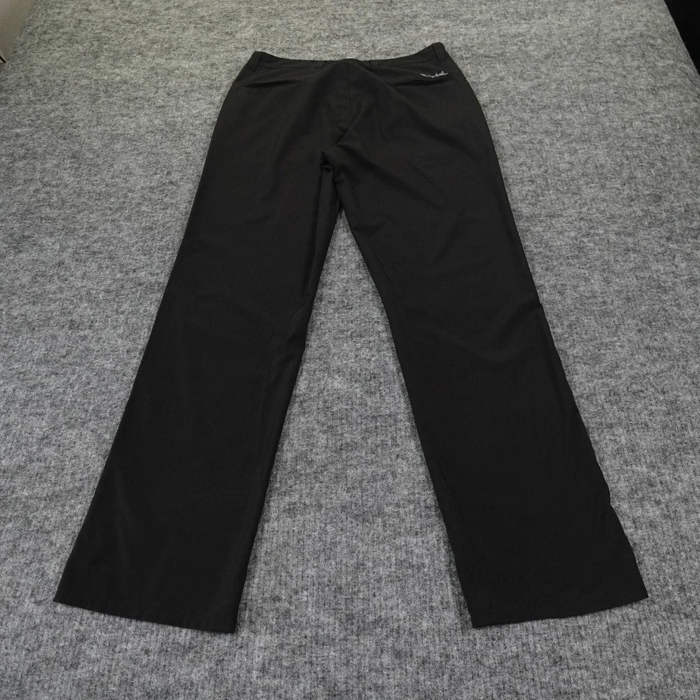 TravisMathew Dress‎ Pants Men's 34 Black Polyester Spandex Golf Casual Stretch
